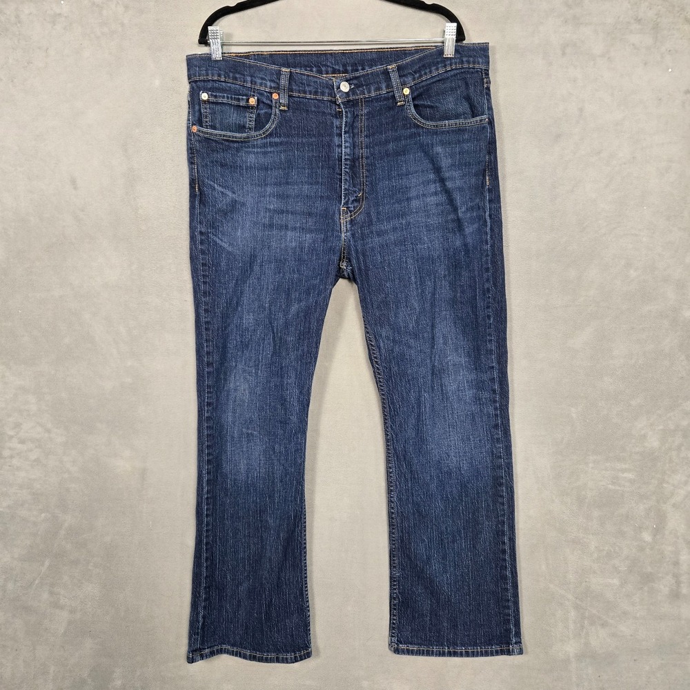 Levis 527 Jeans Mens 38x30 Blue slim Bootcut Denim stretch